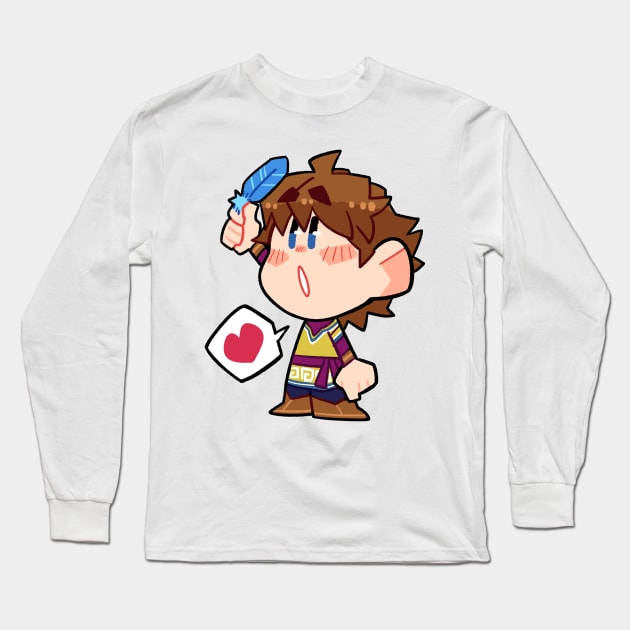 Sos Cliff Long Sleeve T-Shirt by oletarts